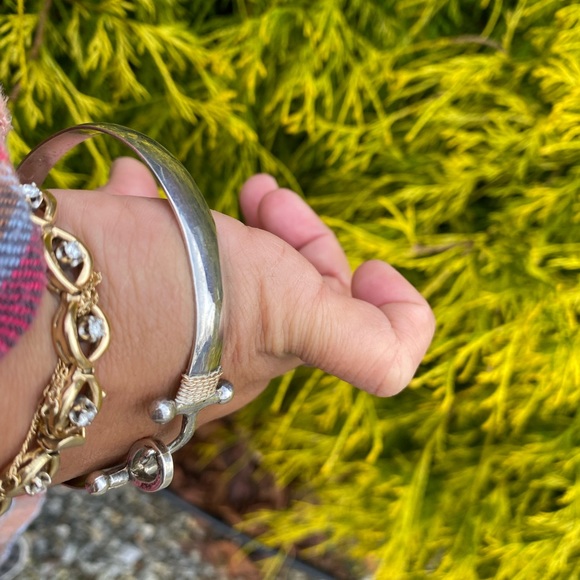 14k Gold & Sterling Silver Unisex Bracelet - Picture 13 of 17